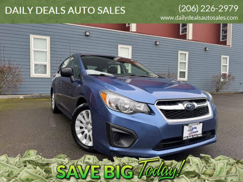 2014 Subaru Impreza for sale at DAILY DEALS AUTO SALES in Seattle WA