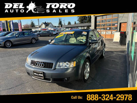 2003 Audi A4 for sale at DEL TORO AUTO SALES in Auburn WA