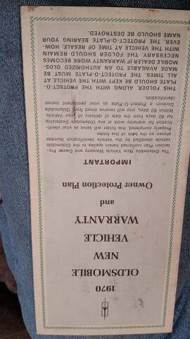 1970 Oldsmobile 4-4-2