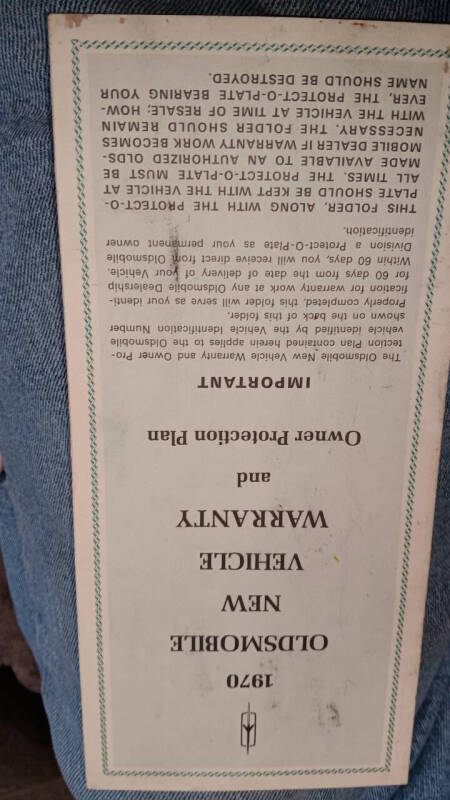 1970 Oldsmobile 4-4-2