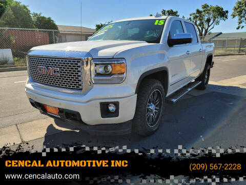 2015 GMC Sierra 1500 for sale at CENCAL AUTOMOTIVE INC in Modesto CA