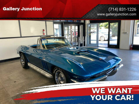 1965 Chevrolet Corvette for sale at Gallery Junction in Orange CA