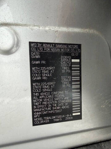 2017 Nissan Rogue SV