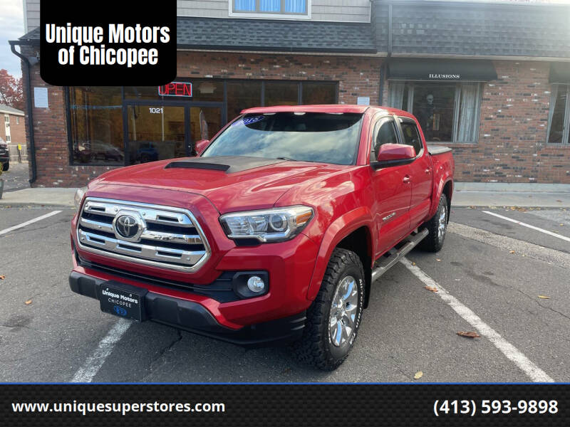 2018 Toyota Tacoma for sale at Unique Motors of Chicopee in Chicopee MA