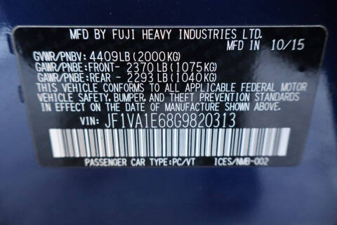 2016 Subaru WRX Premium