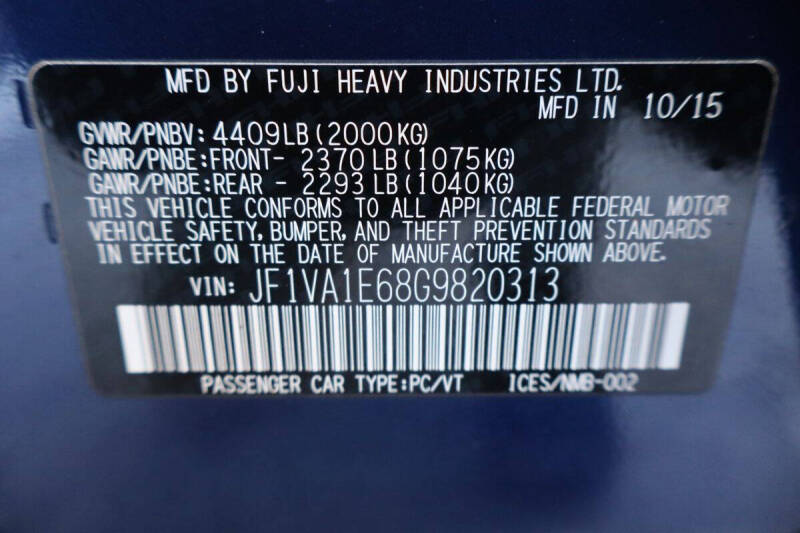 2016 Subaru WRX Premium