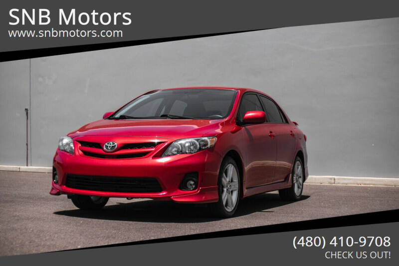 2013 Toyota Corolla for sale at SNB Motors in Mesa AZ