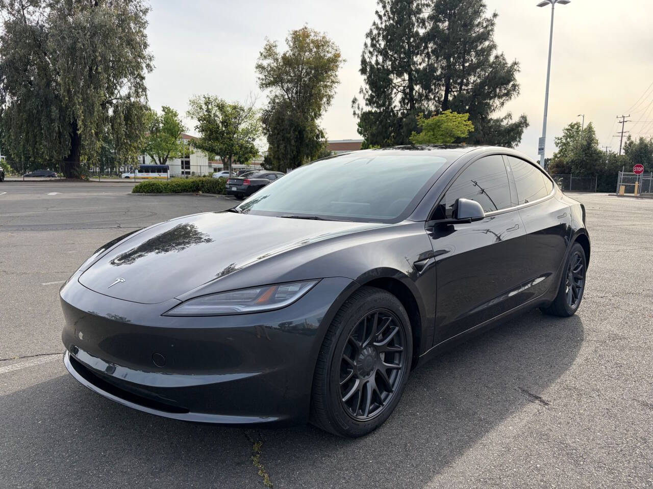 Dk. Gray 2025 Tesla Model 3 Long Range Long Range 4dr Fastback 2