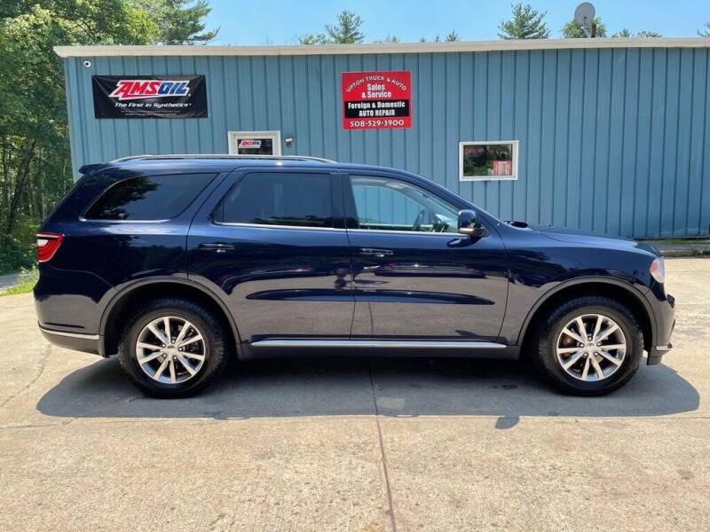 2014 Dodge Durango for sale at Upton Truck and Auto in Upton MA