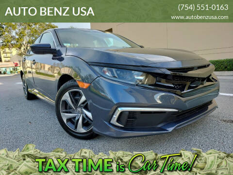 2021 Honda Civic for sale at AUTO BENZ USA in Fort Lauderdale FL