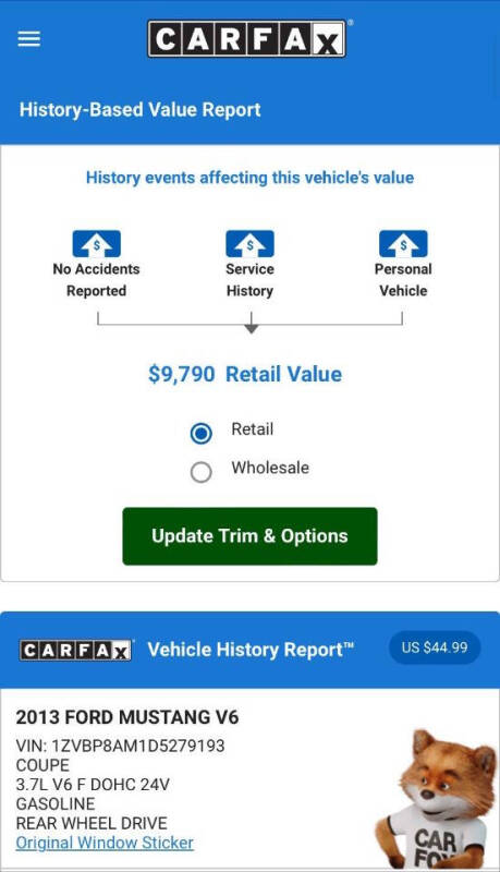 2013 Ford Mustang V6