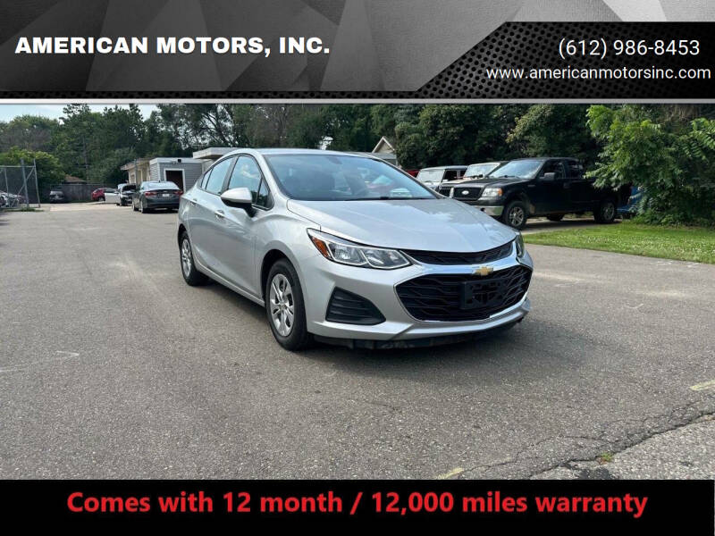 2019 Chevrolet Cruze for sale at AMERICAN MOTORS, INC. in Farmington MN