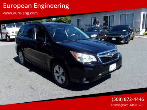 2015 Subaru Forester for sale at European Engineering in Framingham MA