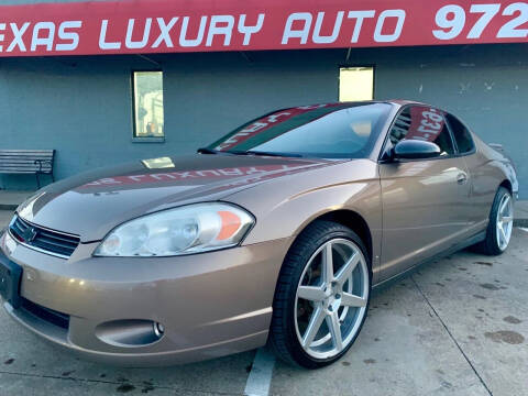 2006 Chevrolet Monte Carlo for sale at Texas Luxury Auto in Cedar Hill TX