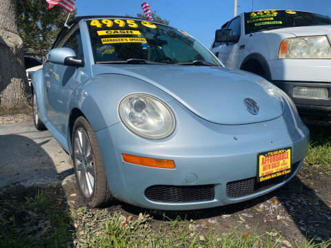 2010 Volkswagen New Beetle Convertible for sale at AFFORDABLE AUTO SALES OF STUART in Stuart FL