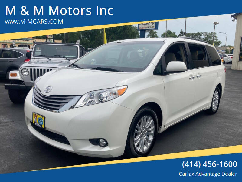 2015 Toyota Sienna for sale at M & M Motors Inc in West Allis WI