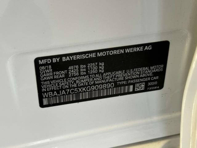 2019 BMW 5 Series 530i xDrive