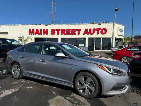 2016 Hyundai Sonata Hybrid for sale at Main Street Auto in Vallejo CA