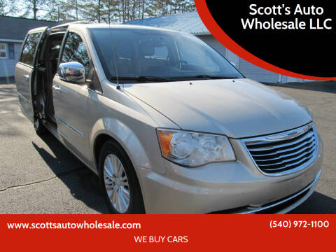 2013 Chrysler Town and Country for sale at Scott's Auto Wholesale LLC in Locust Grove VA