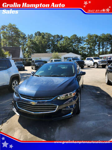 2016 Chevrolet Malibu for sale at Gralin Hampton Auto Sales in Summerville SC