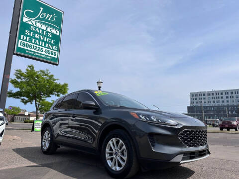 2020 Ford Escape for sale at Jon's Auto in Marquette MI