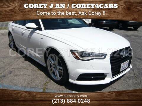 2016 Audi A6 for sale at WWW.COREY4CARS.COM / COREY J AN in Los Angeles CA