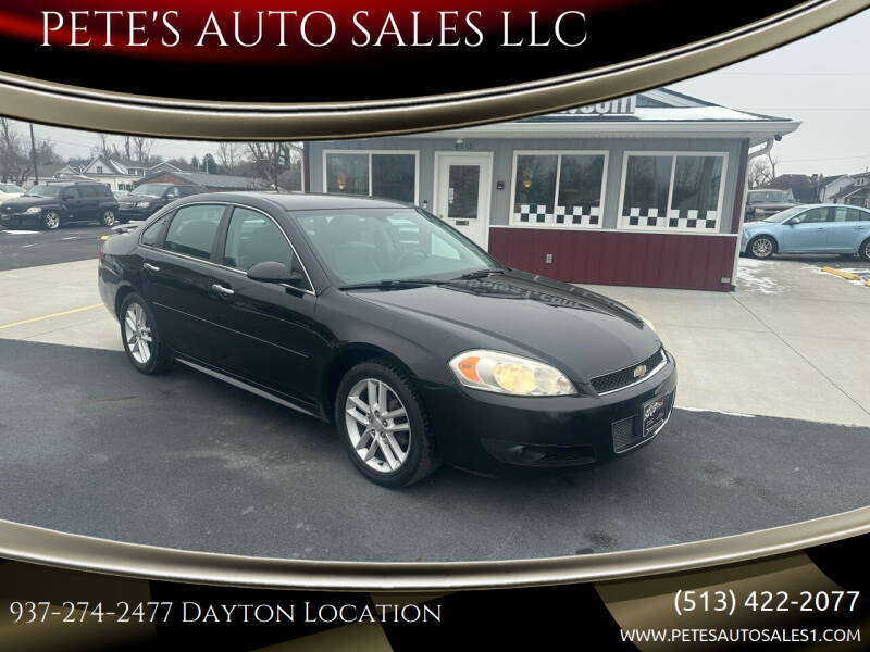 2013 Chevrolet Impala for sale at PETE'S AUTO SALES LLC - Dayton in Dayton OH