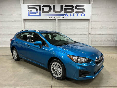 2018 Subaru Impreza for sale at DUBS AUTO LLC in Clearfield UT