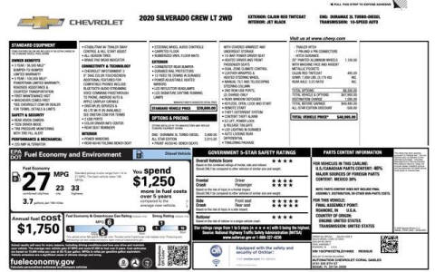 2020 Chevrolet Silverado 1500