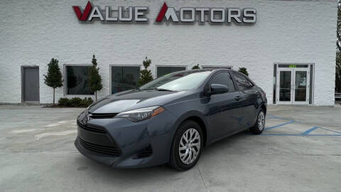2018 Toyota Corolla for sale at Value Motors Company in Marrero LA