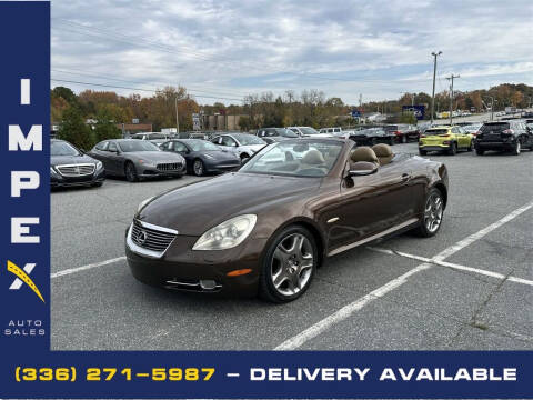 2006 Lexus SC 430 for sale at Impex Auto Sales in Greensboro NC