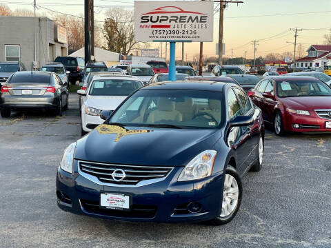 2010 Nissan Altima for sale at Supreme Auto Sales in Chesapeake VA