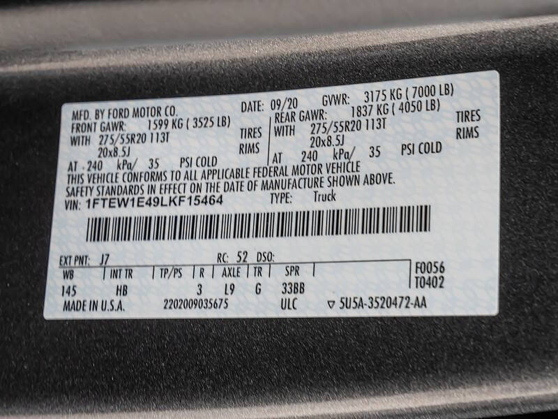 2020 Ford F-150