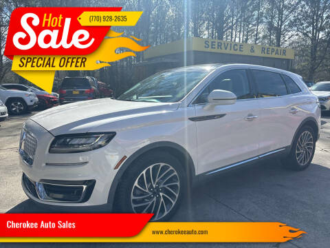 2019 Lincoln Nautilus for sale at Cherokee Auto Sales in Acworth GA