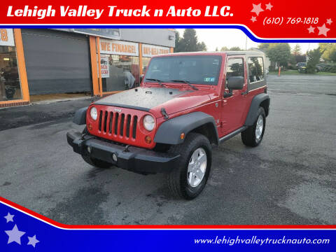 2008 Jeep Wrangler for sale at Lehigh Valley Truck n Auto LLC. in Schnecksville PA