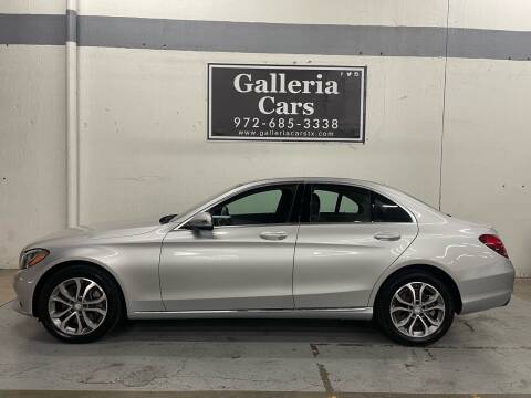 2015 Mercedes-Benz C-Class for sale at Galleria Cars in Dallas TX