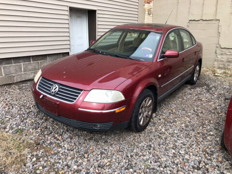 2003 Volkswagen Passat for sale at STEEL TOWN PRE OWNED AUTO SALES in Weirton WV