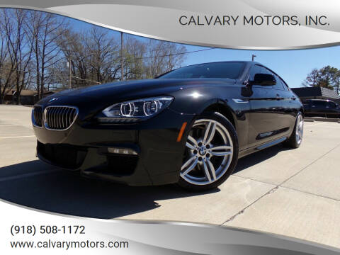 2015 BMW 6 Series for sale at Calvary Motors, Inc. in Bixby OK