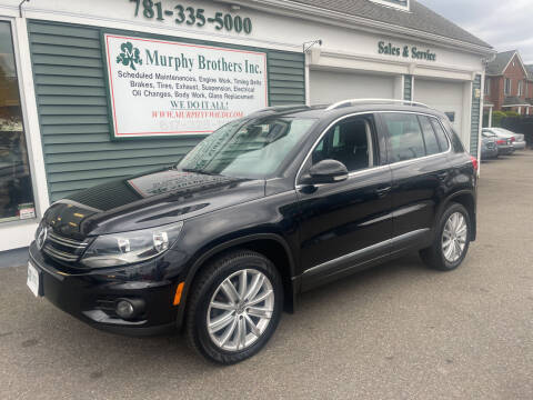 2013 Volkswagen Tiguan for sale at MURPHY BROTHERS INC in North Weymouth MA