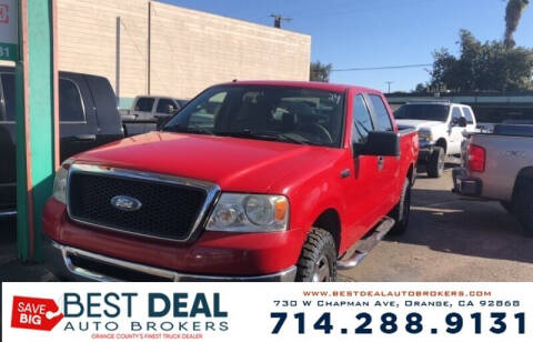 2008 Ford F-150 for sale at Best Deal Auto Brokers in Orange CA