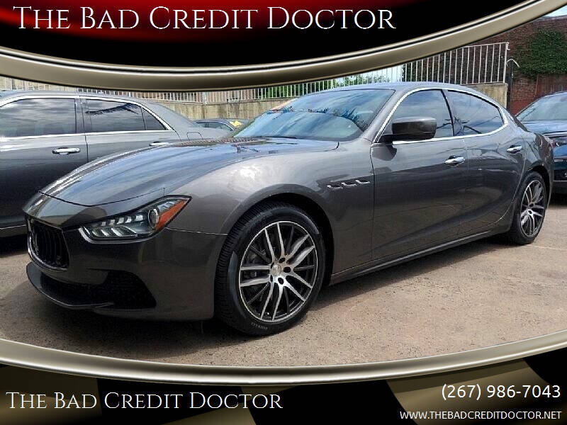 2015 Maserati Ghibli for sale at The Bad Credit Doctor in Philadelphia PA