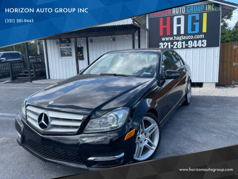 2013 Mercedes-Benz C-Class for sale at HORIZON AUTO GROUP INC in Orlando FL