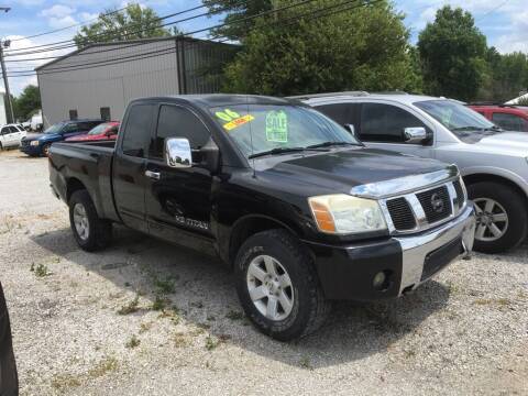 2006 Nissan Titan for sale at G LONG'S AUTO EXCHANGE in Brazil IN