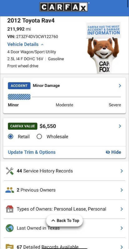 2012 Toyota RAV4