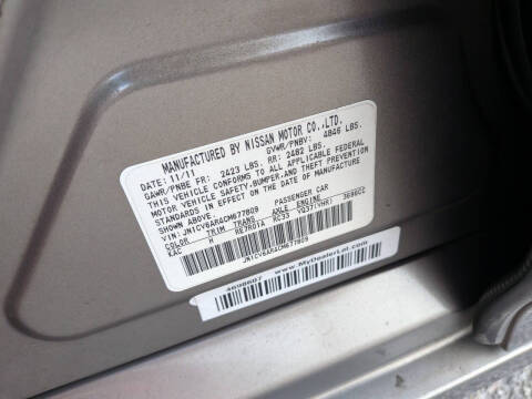 2012 Infiniti G37 Sedan