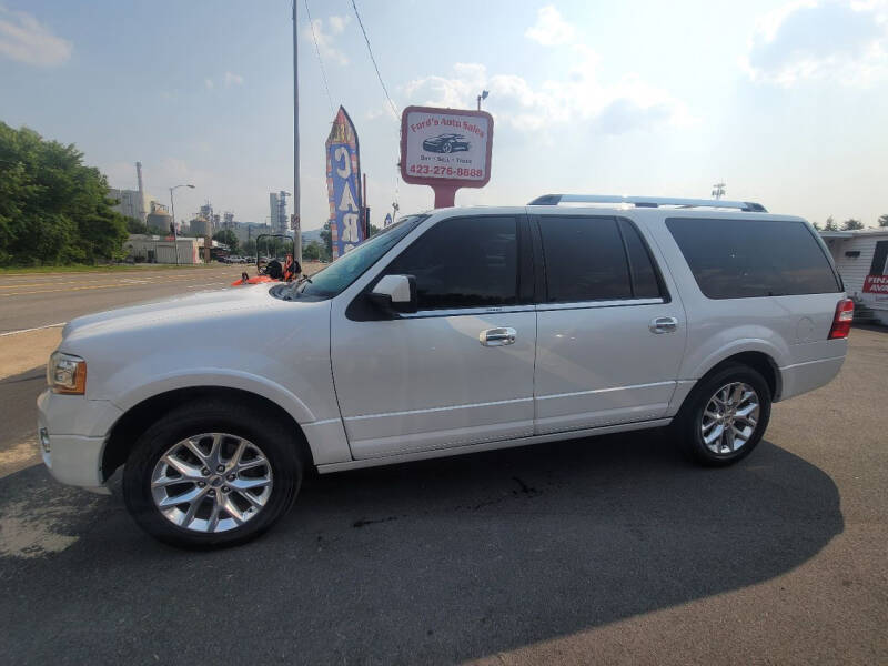 2015 Ford Expedition EL for sale at Ford's Auto Sales in Kingsport TN