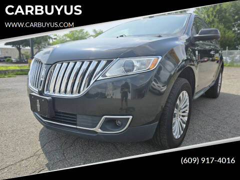 2013 Lincoln MKX for sale at CARBUYUS in Ewing NJ