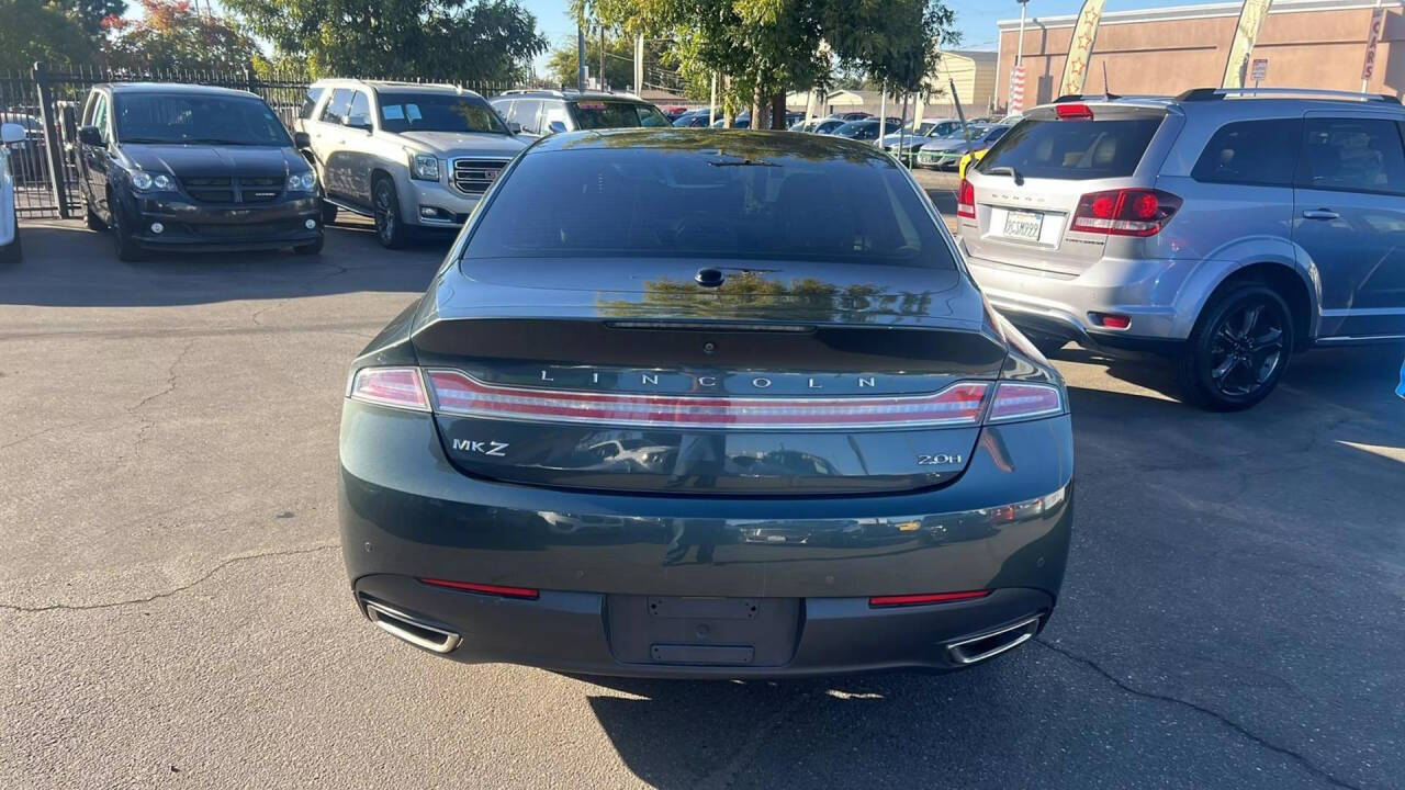 2015 Lincoln MKZ Hybrid for sale at Auto Plaza in Fresno, CA