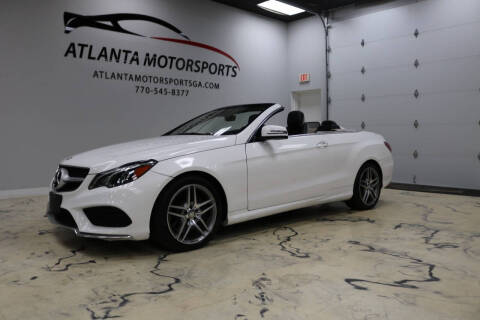 2016 Mercedes-Benz E-Class for sale at Atlanta Motorsports in Roswell GA