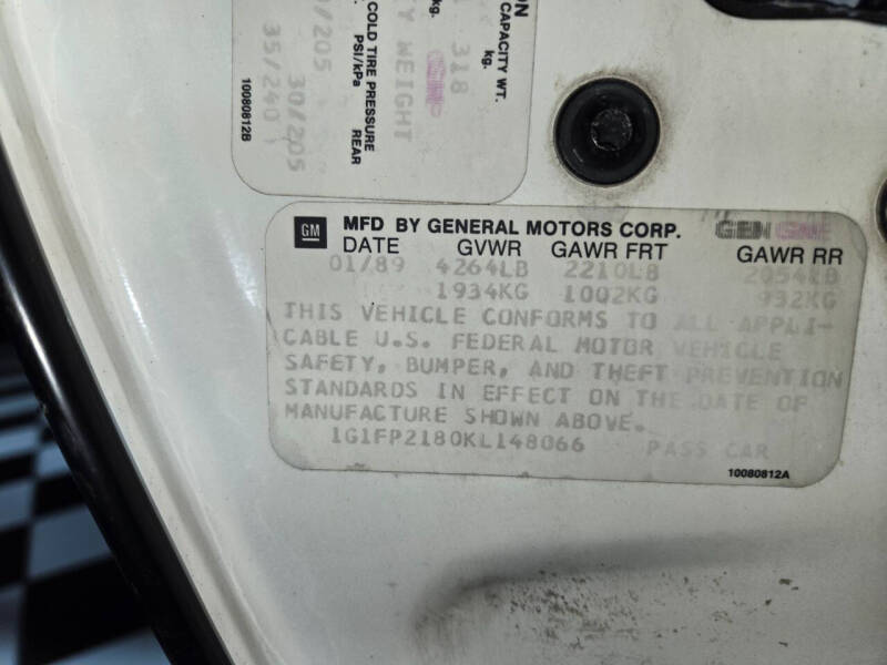 1989 Chevrolet Camaro IROC Z